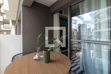 Studio à venda com 26m², 1 quarto e sem vagaVaranda