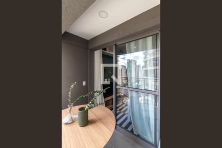 Studio à venda com 26m², 1 quarto e sem vagaVaranda