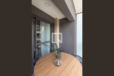 Studio à venda com 26m², 1 quarto e sem vagaVaranda