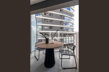 Studio à venda com 26m², 1 quarto e sem vagaVaranda