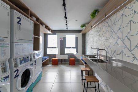 Studio para alugar com 29m², 1 quarto e sem vagaLavanderia