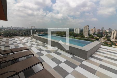 Studio para alugar com 29m², 1 quarto e sem vagaPiscina