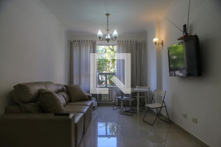 Sala de apartamento para alugar com 3 quartos, 130m² em José Menino, Santos