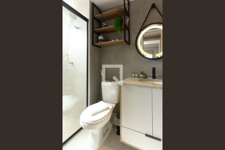 Studio para alugar com 31m², 1 quarto e sem vaga Studio para alugar com 31m², 1 quarto e sem vagaBanheiro
