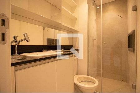 Studio para alugar com 28m², 1 quarto e sem vaga Studio para alugar com 28m², 1 quarto e sem vagaBanheiro