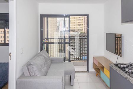 Sala  de apartamento para alugar com 1 quarto, 29m² em Bela Vista, São Paulo