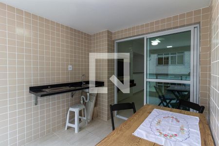 Varanda de apartamento para alugar com 2 quartos, 80m² em Vila Caiçara, Praia Grande
