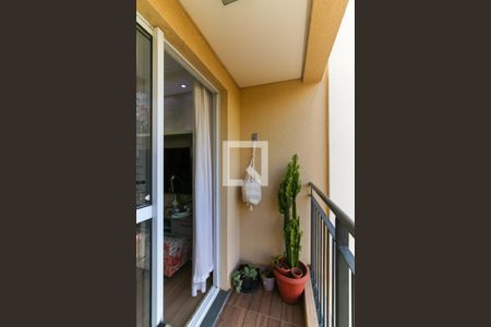 Varanda da Sala de apartamento à venda com 2 quartos, 50m² em Vila Andrade, São Paulo