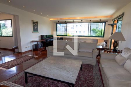 Sala de apartamento à venda com 4 quartos, 240m² em Indianópolis, São Paulo