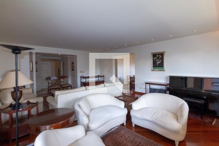 Sala de apartamento à venda com 4 quartos, 240m² em Indianópolis, São Paulo