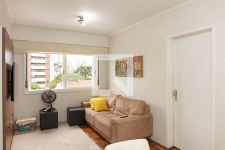 Sala de apartamento à venda com 1 quarto, 45m² em Petrópolis, Porto Alegre