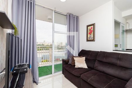 Sala de Estar de apartamento à venda com 2 quartos, 45m² em Belenzinho, São Paulo