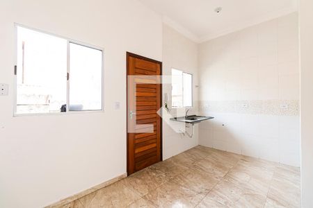 Sala / Cozinha de apartamento para alugar com 1 quarto, 38m² em Chácara Seis de Outubro, São Paulo