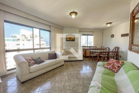 Sala de apartamento para alugar com 5 quartos, 200m² em Vila Alzira, Guarujá