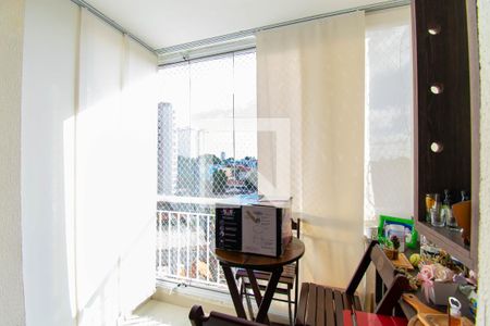 Varanda da Sala de apartamento à venda com 2 quartos, 63m² em Vila Santa Clara, São Paulo