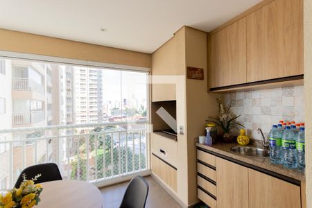 Varanda de apartamento à venda com 3 quartos, 77m² em Campestre, Santo André