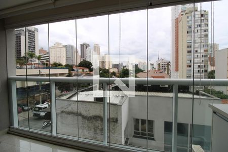 Vista da varanda gourmet  de apartamento para alugar com 1 quarto, 36m² em Perdizes, São Paulo