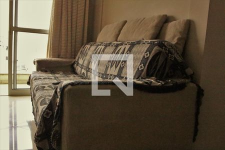 Detalhe - Sala dois ambientes - Sala de estar - Sofá de apartamento para alugar com 2 quartos, 70m² em Santa Maria, São Caetano do Sul