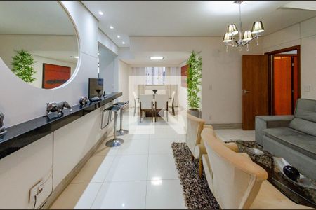 Sala de apartamento para alugar com 3 quartos, 200m² em Buritis, Belo Horizonte