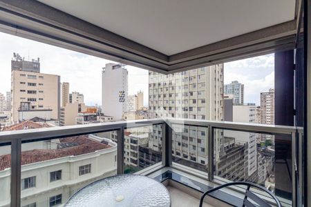 Varanda de kitnet/studio para alugar com 1 quarto, 39m² em Santa Ifigênia, São Paulo