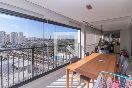 Varanda gourmet de apartamento para alugar com 3 quartos, 122m² em Vila Prudente, São Paulo