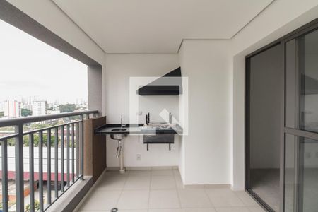Varanda Gourmet  de apartamento à venda com 3 quartos, 81m² em Vila Zilda, São Paulo