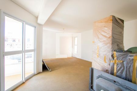 Sala de apartamento à venda com 3 quartos, 120m² em Vila Bastos, Santo André