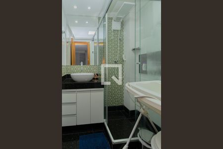 Banheiro da Suíte de apartamento à venda com 3 quartos, 143m² em Salgado Filho, Belo Horizonte