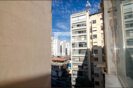 Vista da Sala | Quarto de apartamento à venda com 1 quarto, 27m² em Copacabana, Rio de Janeiro