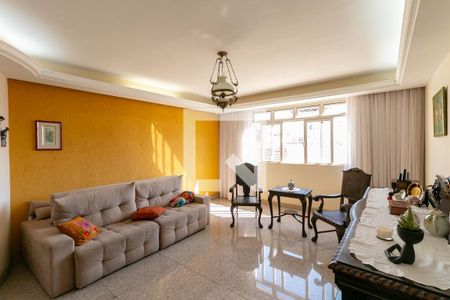 Sala de apartamento à venda com 4 quartos, 140m² em Cidade Jardim, Belo Horizonte