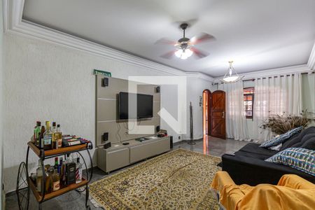 Sala de casa à venda com 3 quartos, 172m² em Vila Humaita, Santo André