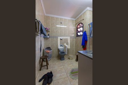 Banheiro da Suite de casa à venda com 3 quartos, 172m² em Vila Humaita, Santo André