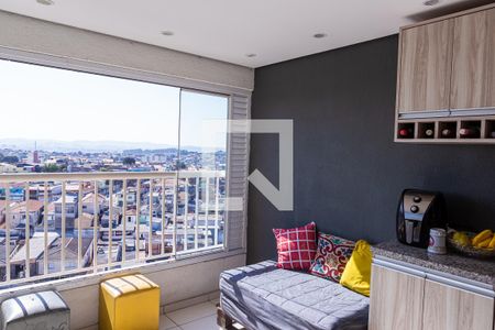 Varanda da Sala de apartamento à venda com 2 quartos, 60m² em Vila Rio Branco, São Paulo