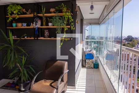 Varanda da Sala de apartamento à venda com 2 quartos, 60m² em Vila Rio Branco, São Paulo