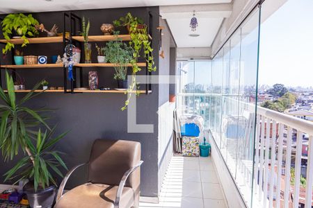 Varanda da Sala de apartamento à venda com 2 quartos, 60m² em Vila Rio Branco, São Paulo