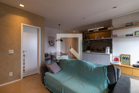Sala de apartamento à venda com 1 quarto, 71m² em Vila Romana, São Paulo