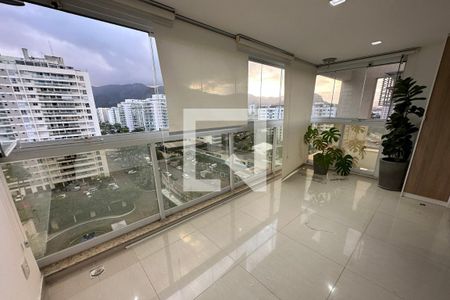 Varanda da Sala de apartamento à venda com 3 quartos, 84m² em Jacarepaguá, Rio de Janeiro
