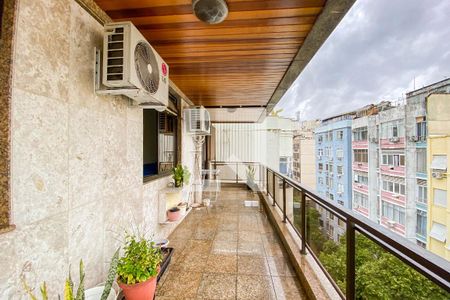 Varanda de apartamento à venda com 4 quartos, 242m² em Flamengo, Rio de Janeiro
