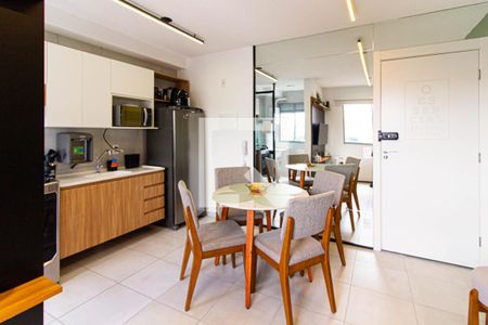 Sala de apartamento para alugar com 1 quarto, 30m² em Várzea da Barra Funda, São Paulo