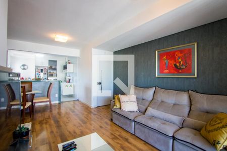 Sala de apartamento à venda com 3 quartos, 96m² em Vila Valparaíso, Santo André