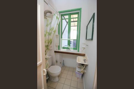 Banheiro de kitnet/studio à venda com 1 quarto, 25m² em Urca, Rio de Janeiro