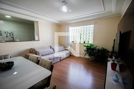 Sala de apartamento para alugar com 3 quartos, 74m² em Jardim Jamaica, Santo André
