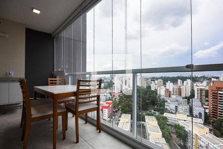 Varanda de apartamento à venda com 1 quarto, 35m² em Real Parque, São Paulo