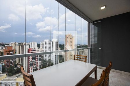 Varanda de apartamento à venda com 1 quarto, 35m² em Real Parque, São Paulo