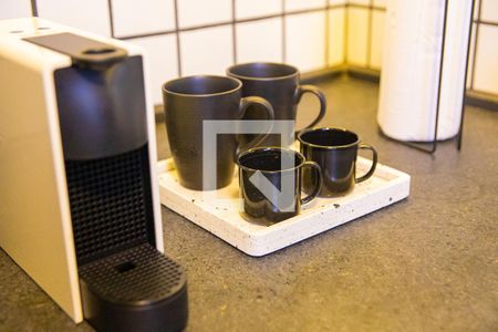 Studio para alugar com 26m², 1 quarto e 1 vagaDetalhe da cozinha