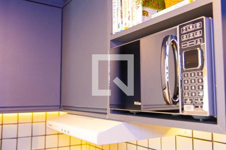 Studio para alugar com 26m², 1 quarto e 1 vagaDetalhe da cozinha