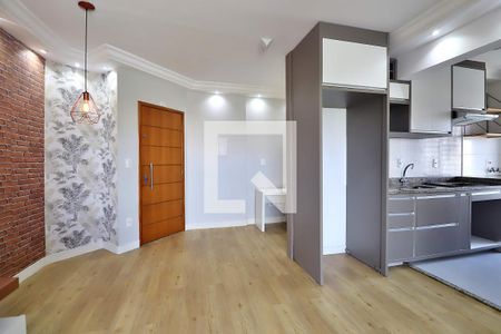 Sala de apartamento para alugar com 1 quarto, 50m² em Bangú, Santo André