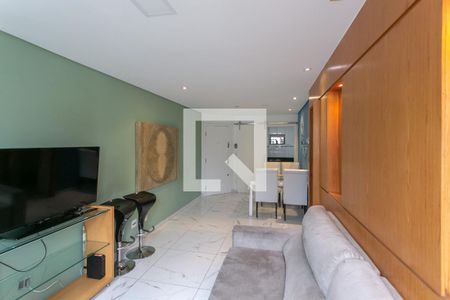 Sala de apartamento à venda com 3 quartos, 90m² em Santo Antônio, Belo Horizonte