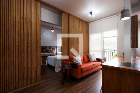 Sala de apartamento para alugar com 1 quarto, 38m² em Granja Viana, Cotia