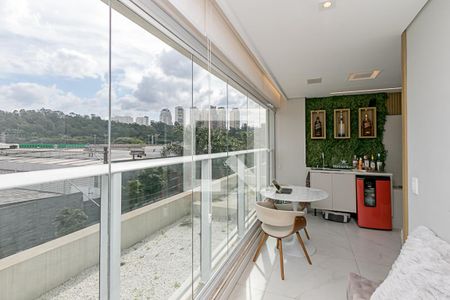 Varanda de apartamento à venda com 3 quartos, 140m² em Jardim Caravelas, São Paulo